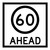 Speed Limit Ahead - Corflute - Multi Message Sign - QLD - 600 x 600mm 