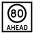 Speed Limit Ahead - Corflute - Multi Message Sign - QLD - 600 x 600mm 