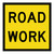 Road Work - Corflute - Multi Message Sign - QLD - 600 x 600mm 62142