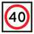 Speed Limit - Multi Message Sign - QLD - 600 x 600mm 