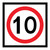 Speed Limit - Multi Message Sign - QLD - 600 x 600mm TC1217