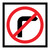 No Right Turn - Multi Message Sign - QLD - 600 x 600mm - 62140