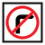 No Right Turn - Multi Message Sign - QLD - 600 x 600mm 