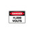 Danger Sign - 11,000 Volts 