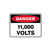 Danger Sign - 11,000 Volts 