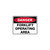 Danger Sign - Forklift Operating Area 