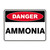 Danger Sign - Ammonia 