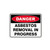 Danger Sign - Asbestos Removal In Progress 70060