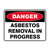Danger Sign - Asbestos Removal In Progress 70060