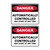 Danger Sign - Automatically Controlled 
