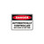 Danger Sign - Automatically Controlled 