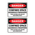 Danger Sign - Confined Space Hazardous Atmosphere 