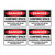 Danger Sign - Confined Space Hazardous Atmosphere 