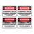 Danger Sign - Confined Space Hazardous Atmosphere SSD-1120