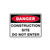 Danger Sign - Contruction Site Do Not Enter 