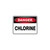 Danger Sign - Chlorine 