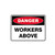 Danger Sign - Workers Above 