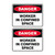 Danger Sign - Worker in Confined Space 