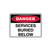 Danger Sign - Services Buried Below 