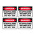 Danger Sign - Scaffolding Incomplete Do Not Use