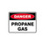 Danger Sign - Propane Gas 