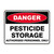 Danger Sign - Pesticide Storage 