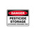Danger Sign - Pesticide Storage 