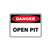 Danger Sign - Open Pit