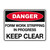 Danger Sign - Form Work Stripping In Progress 600 x 450mm 70403