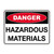 Danger Sign - Hazardous Materials 600 x 450mm 70423