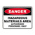 Danger Sign - Hazardous Materials Area 