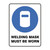 Mandatory Sign - Welding Mask Must Be Worn 