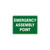 Emergency Sign - Emergency Assembly Point SSE-1015