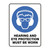 Mandatory Sign - Hearing and Eye Protection