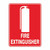 Fire Sign - Fire Extinguisher with Symbol