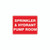 Fire Sign - Sprinkler & Hydrant Pump Room 