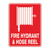 Fire Sign - Fire Hydrant & Hose Reel with Symbol 