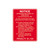 Fire Sign - Offences Related to Fire Exits 
