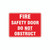 Fire Sign - Fire Door Do Not Obstruct 