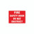 Fire Sign - Fire Door Do Not Obstruct 