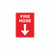 Fire Sign - Fire Hose (with Arrow) 