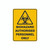 Warning Sign - Biohazard Authorised Personnel Only 