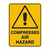 Warning Sign - Compressed Air Hazard 