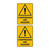 Warning Sign - Compressed Air Hazard