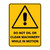 Warning Sign - Do Not Oil Or Clean Machinery 