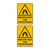 Warning Sign - Watch Out For Pedestrians