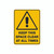 Warning Sign - Keep This Space Clear At All Times 