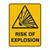 Warning Sign - Risk of Explosion