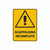 Warning Sign - Scaffolding Incomplete