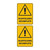 Warning Sign - Scaffolding Incomplete